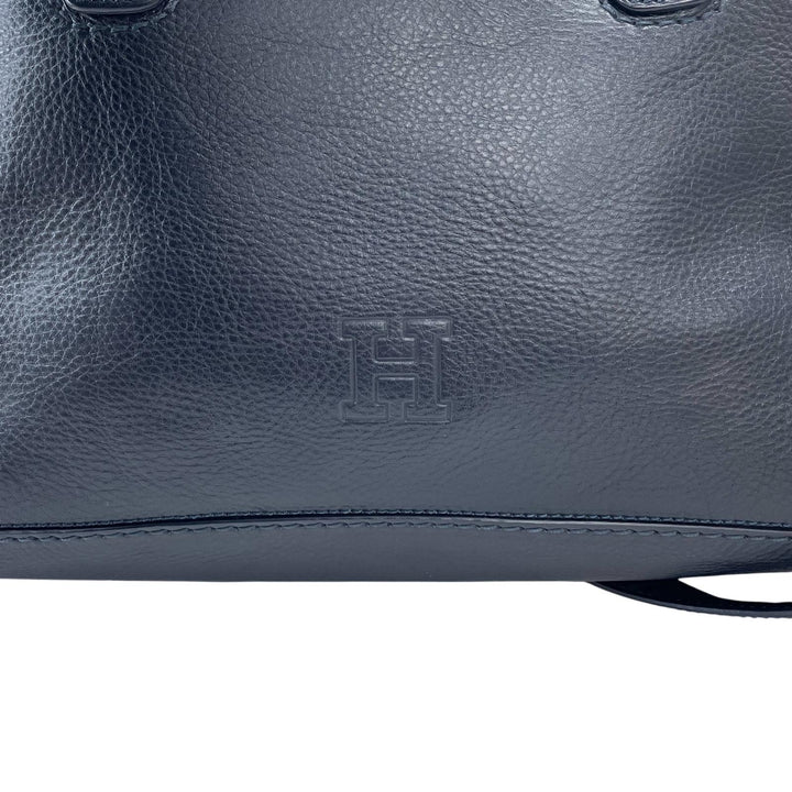 Great HIROFU Shoulder Bag duo 2WAY Dark navy Cowhide Women