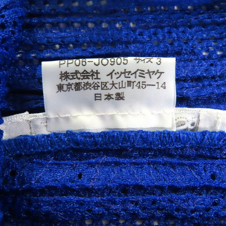 Excellent PLEATS PLEASE cardigan blue polyester Women 3 PP06-JO905