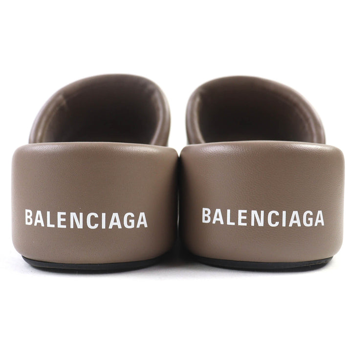 優れたBALENCIAGAサンダルロゴプラットフォームサンダル厚底37 656960