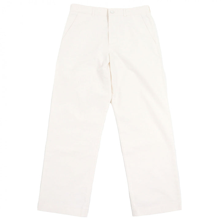 Discounted Great DIOR Pants CD heart logo embroidery Ivory cotton mens 46 493C166A6209