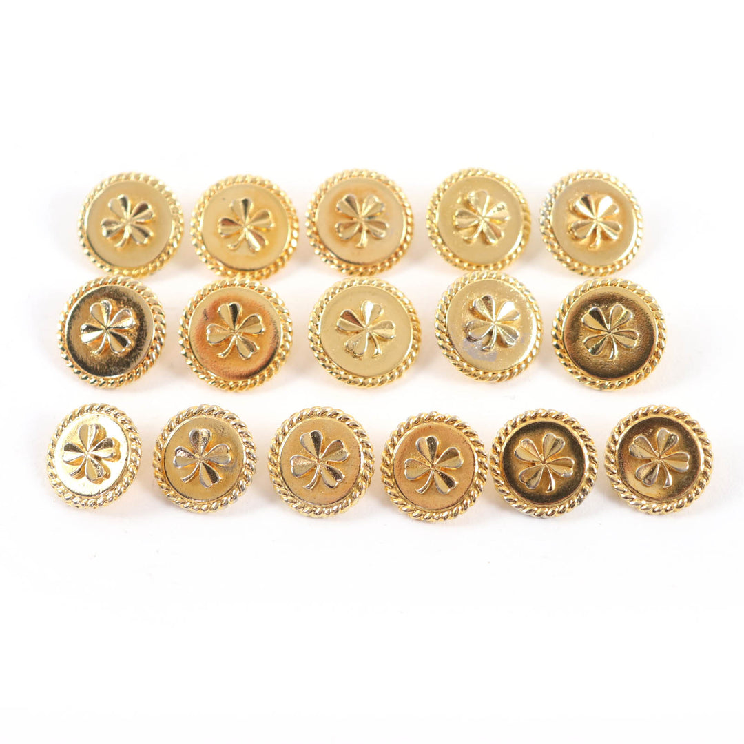 Great CHANEL Other accessories Clover button gold Women