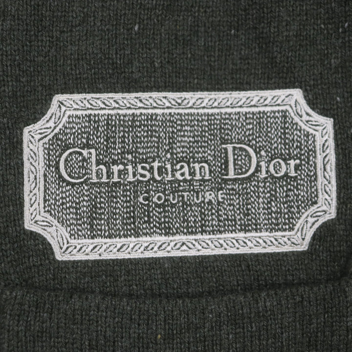 新品同様 DIOR カーディガン カーキ カシミア メンズ M 243M230AT474