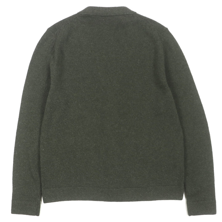新品同様 DIOR カーディガン カーキ カシミア メンズ M 243M230AT474