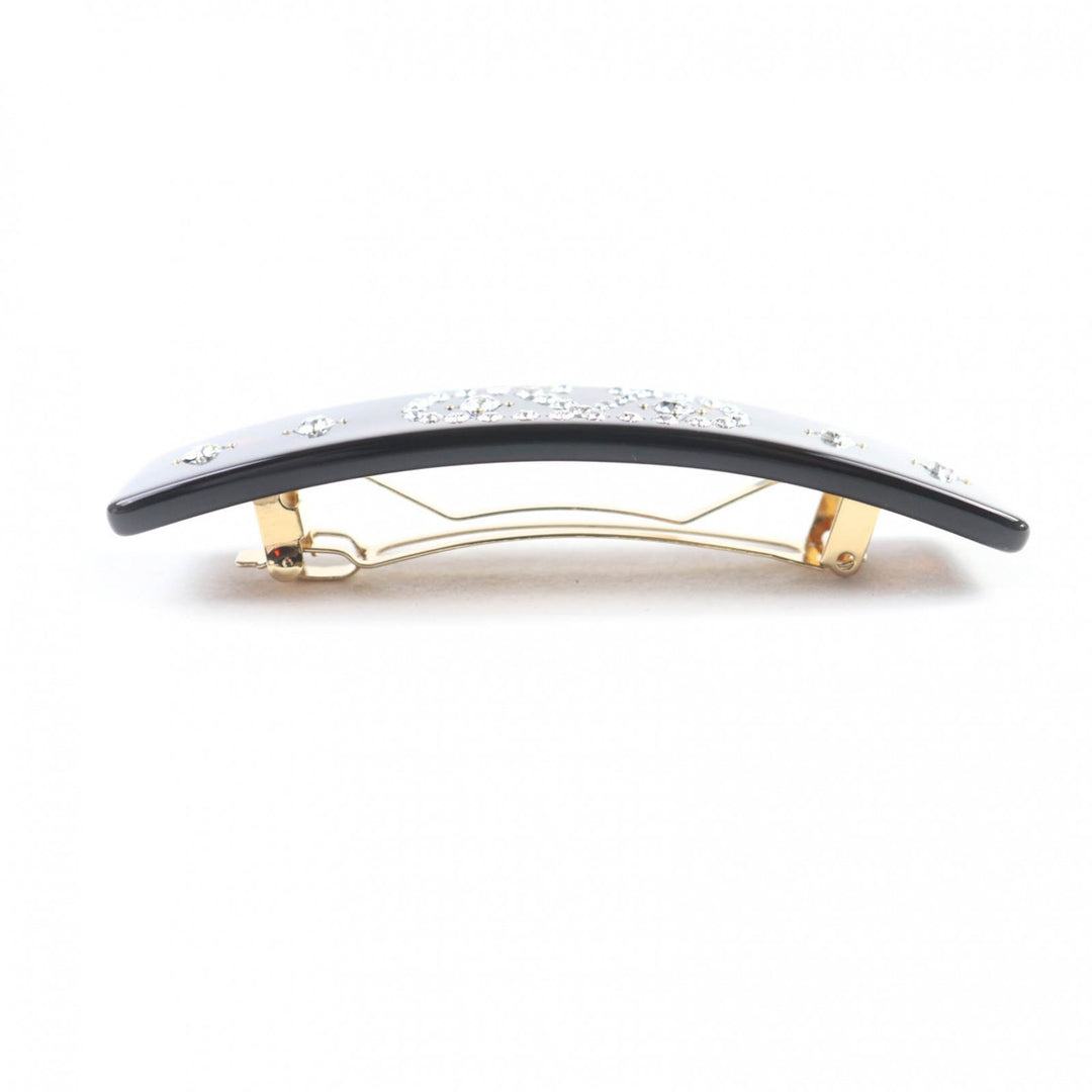 Excellent Valentino Garavani hair VLogo Signature Resin Metal Crystal Hair Clip
