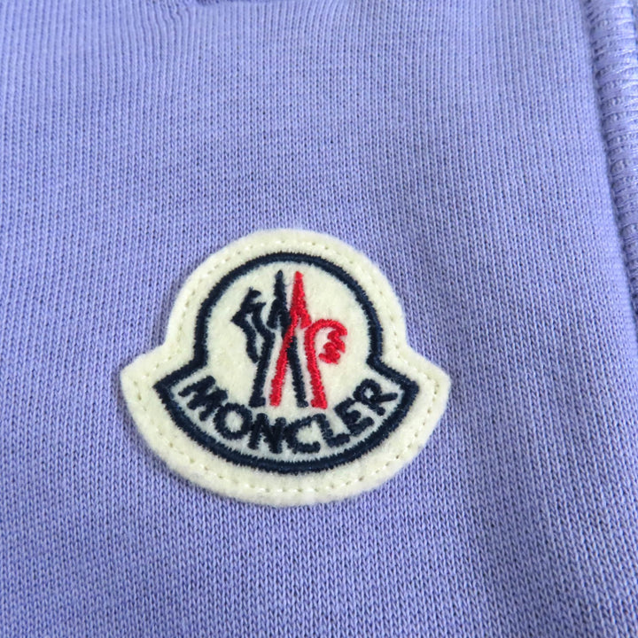 素晴らしい MONCLER パンツ スウェットボトム パープル コットン レディース XS