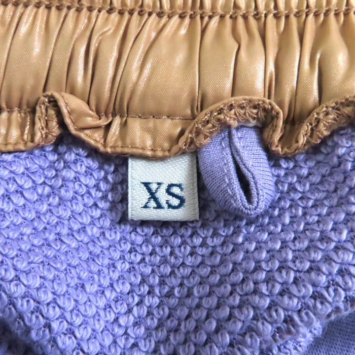 素晴らしい MONCLER パンツ スウェットボトム パープル コットン レディース XS
