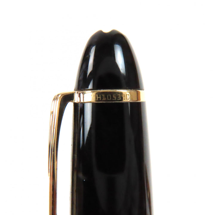 Very Good MONTBLANC fountainpen Meisterstckle Grand whitestar Blackgold 14K mens