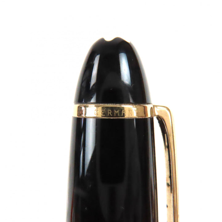 Very Good MONTBLANC fountainpen Meisterstckle Grand whitestar Blackgold 14K mens