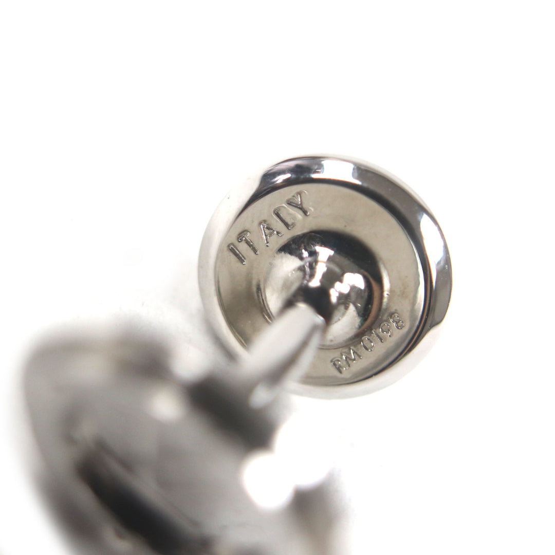 Excellent LOUIS VUITTON Cufflinks cufflinks LV circle Silver mens M68100