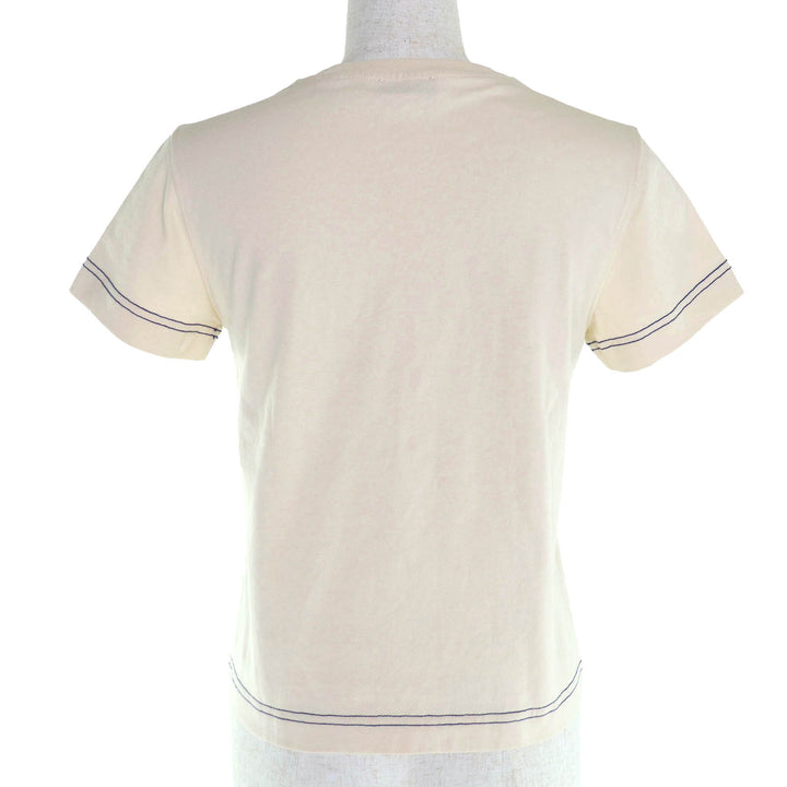 Pristine BURBERRY Short sleeve T-shirt Logo embroidery, stitch design XS 8090641