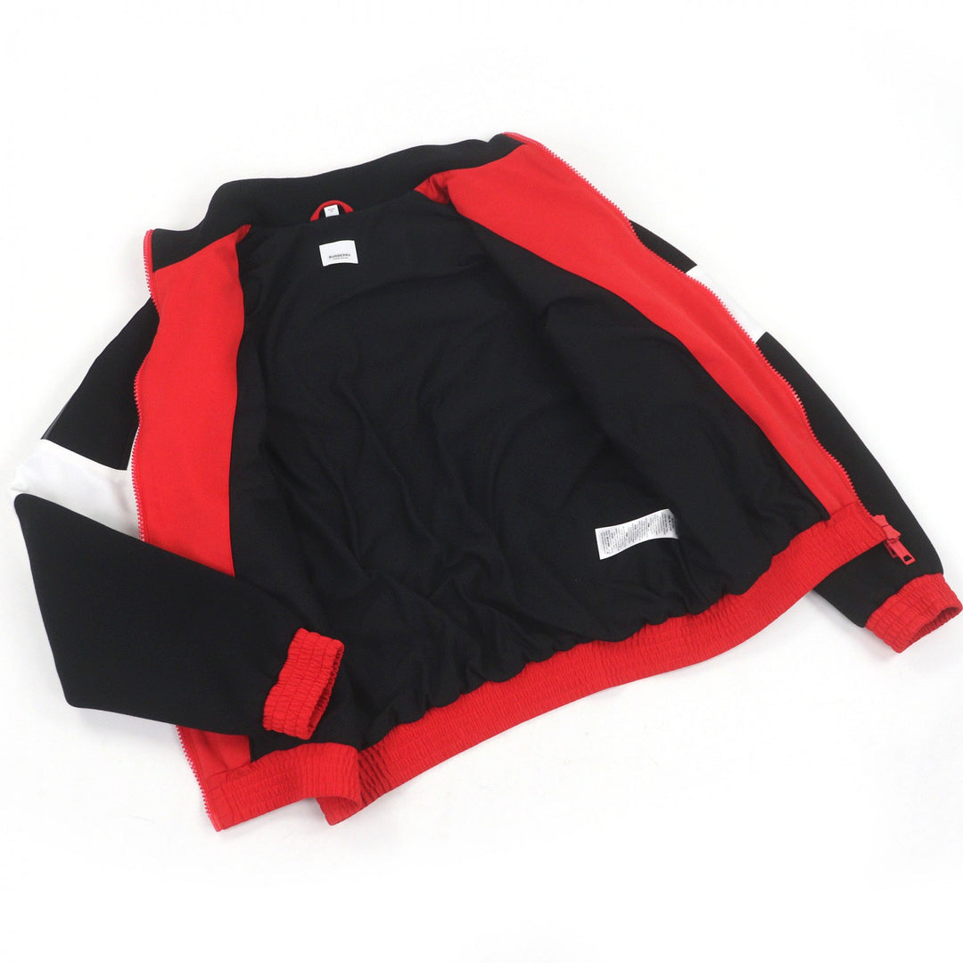 Excellent BURBERRY Blouson England Track Jersey Jacket Red