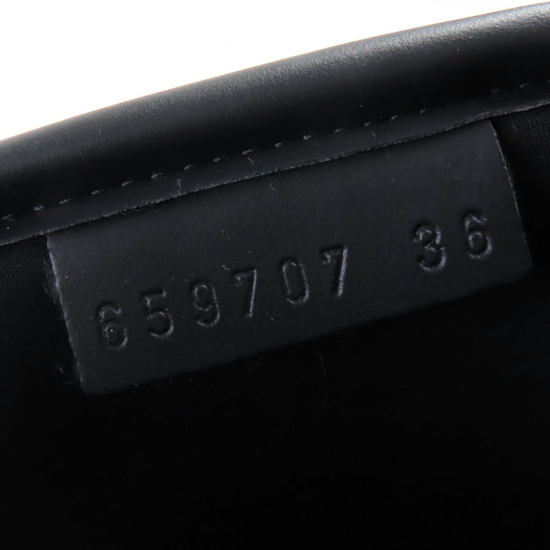 優れた GUCCI レインシューズ ホースビット ラバー ロングブーツ ブラック ラバー レディース 36 659707