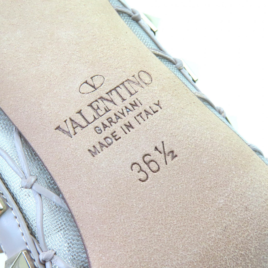 新品 VALENTINO サンダル ピンクベージュ レザー レディース 36.5 VW0S0393