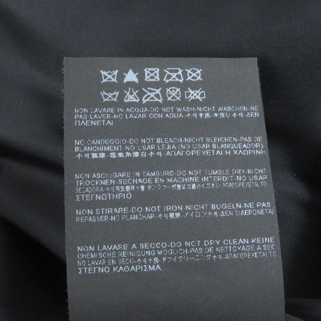 素晴らしい SAINT LAURENT PARIS ダウンジャケット エディーズレザーヨーク スタッズ付き ブラック 48 361791