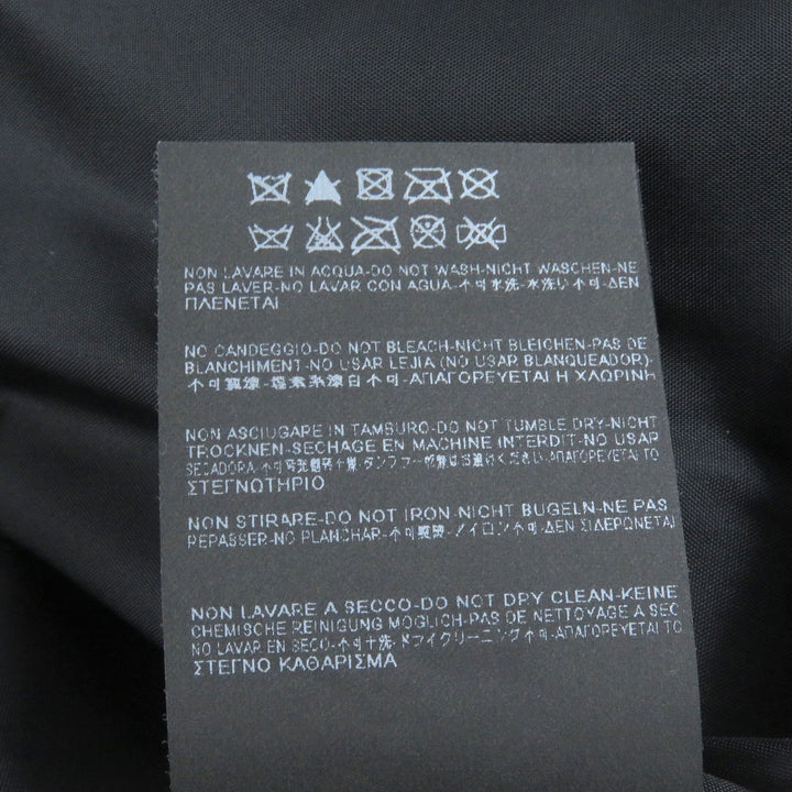 素晴らしい SAINT LAURENT PARIS ダウンジャケット エディーズレザーヨーク スタッズ付き ブラック 48 361791