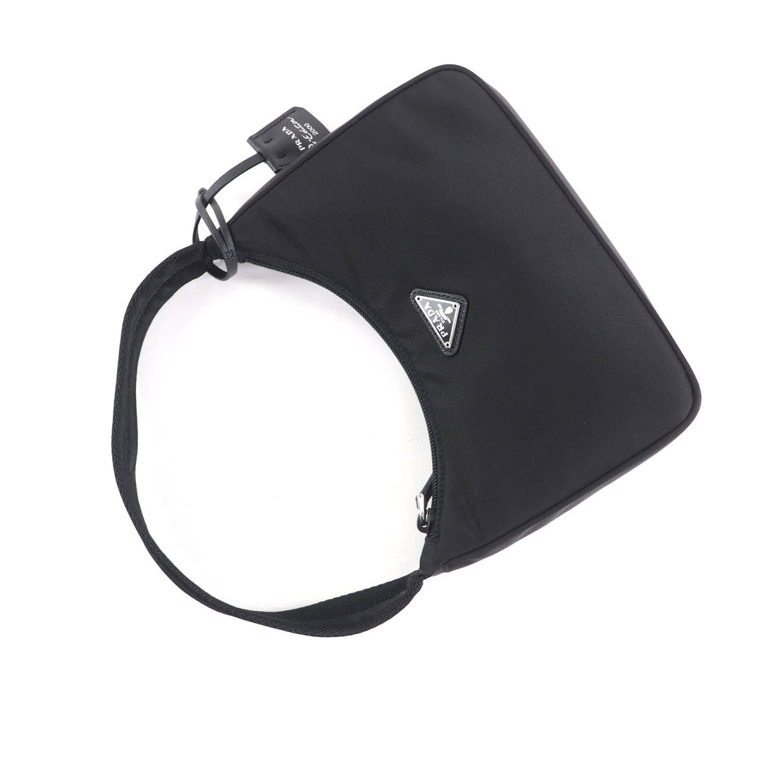 Pristine PRADA Handbag Re-Edition 2000 Re-Nylon mini bag black ー Women 1NE515