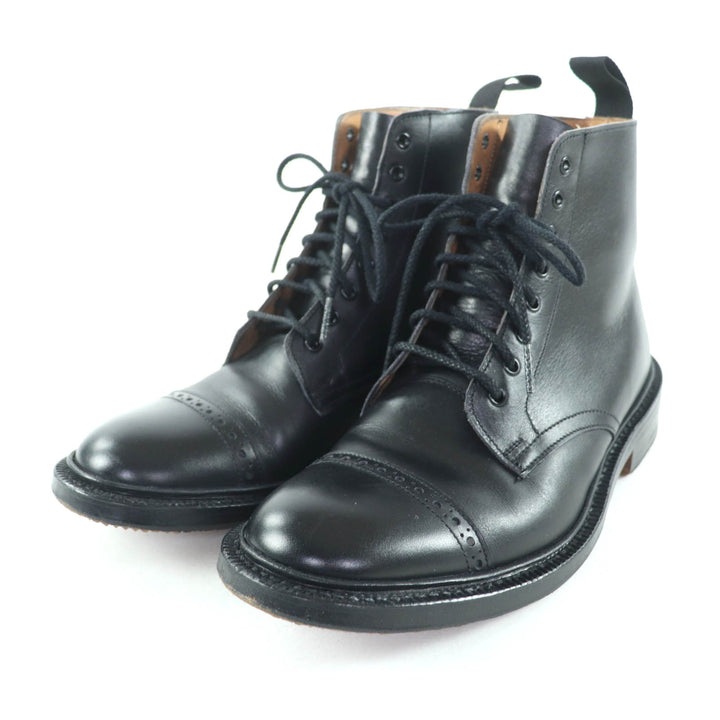 Great Tricker's short boots black leather Women 5