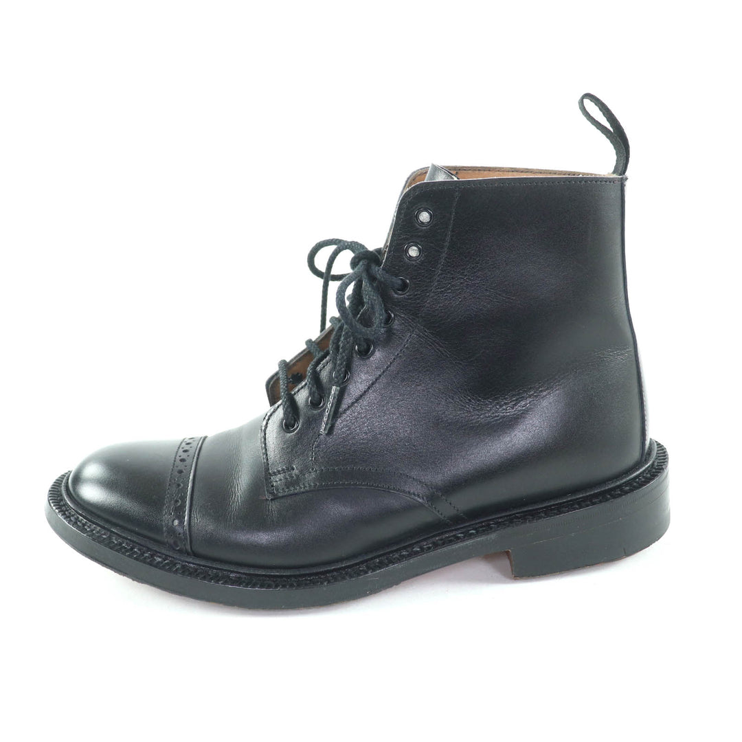 Great Tricker's short boots black leather Women 5