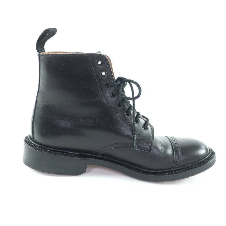 Great Tricker's short boots black leather Women 5