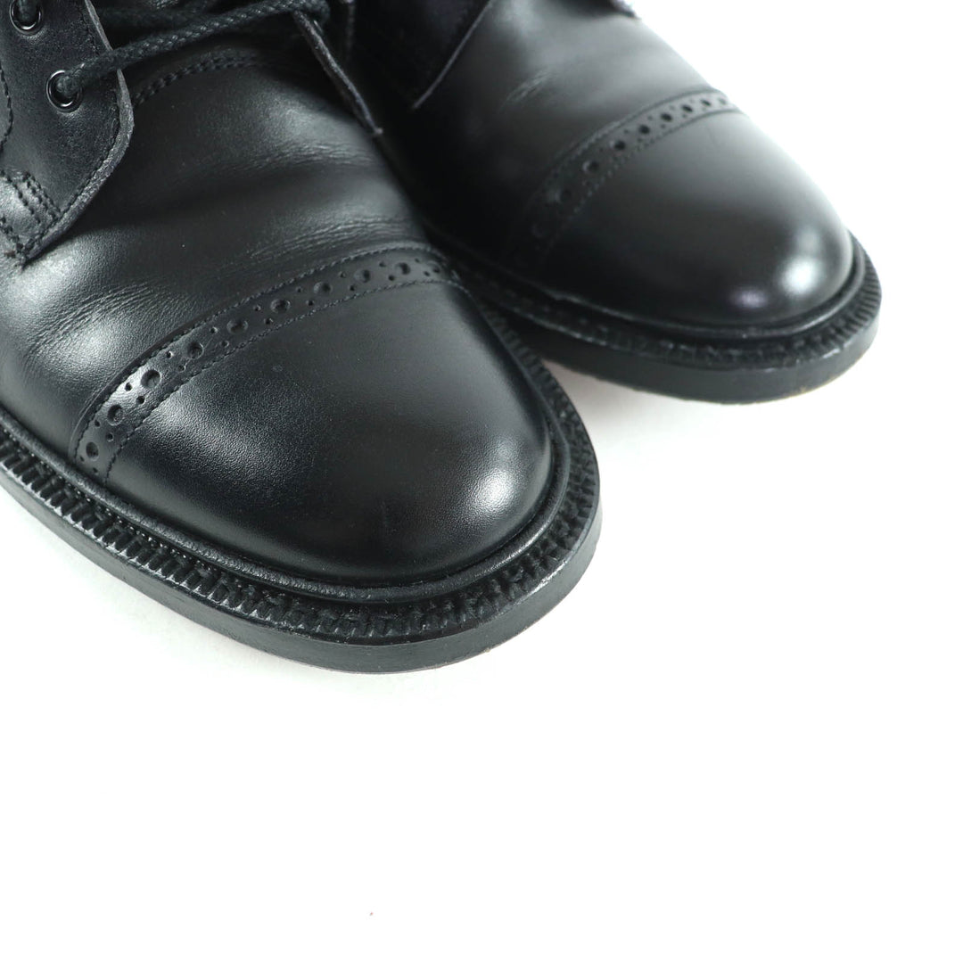 Great Tricker's short boots black leather Women 5