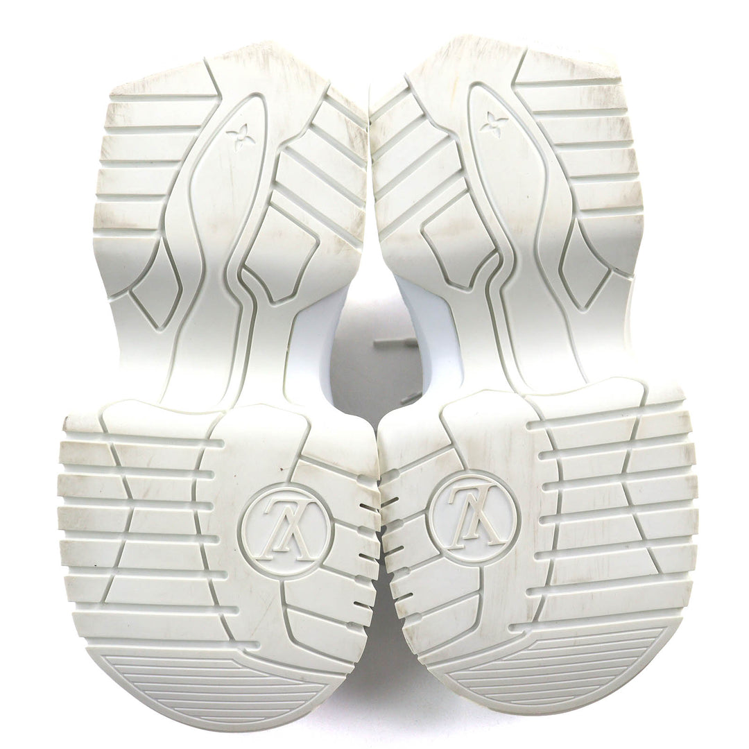 Great LOUIS VUITTON sneakers White black Women 36.5