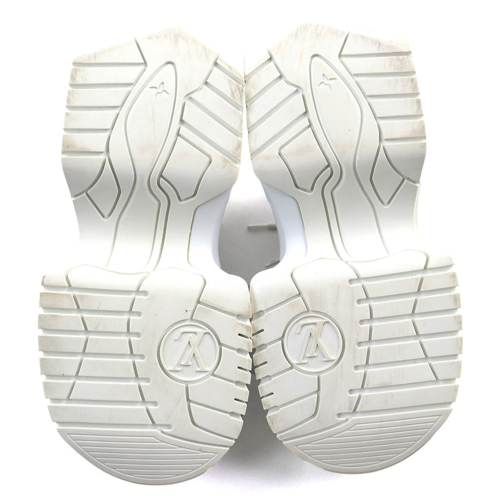 Great LOUIS VUITTON sneakers White black Women 36.5