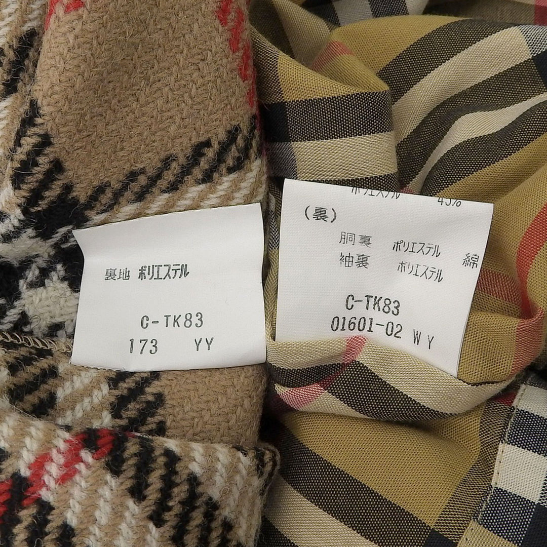 Great Burberrys trench coat construction, Nova check pattern lining, 2-way liner