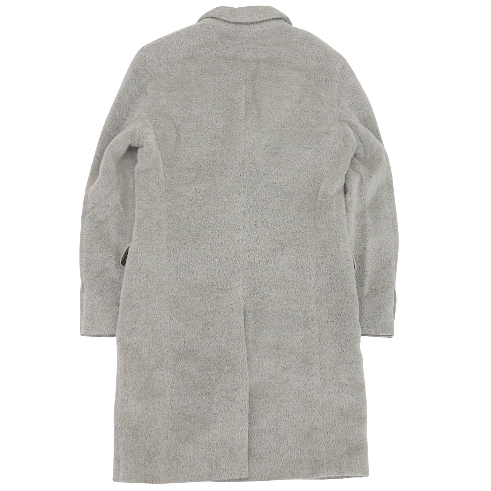 Excellent EMPORIO ARMANI Double chester coat gray alpaca mens 46
