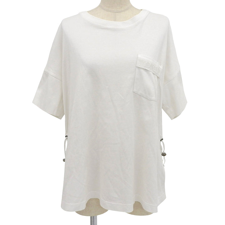 Great MONCLER Short sleeve T-shirt Embroidered logo, drawcord, chest pocket XS
