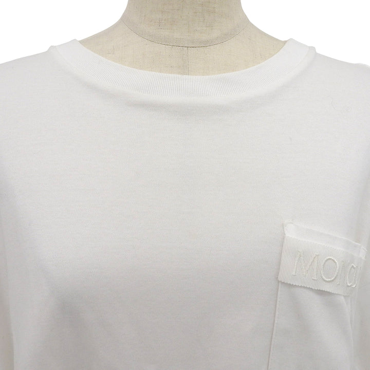 Great MONCLER Short sleeve T-shirt Embroidered logo, drawcord, chest pocket XS