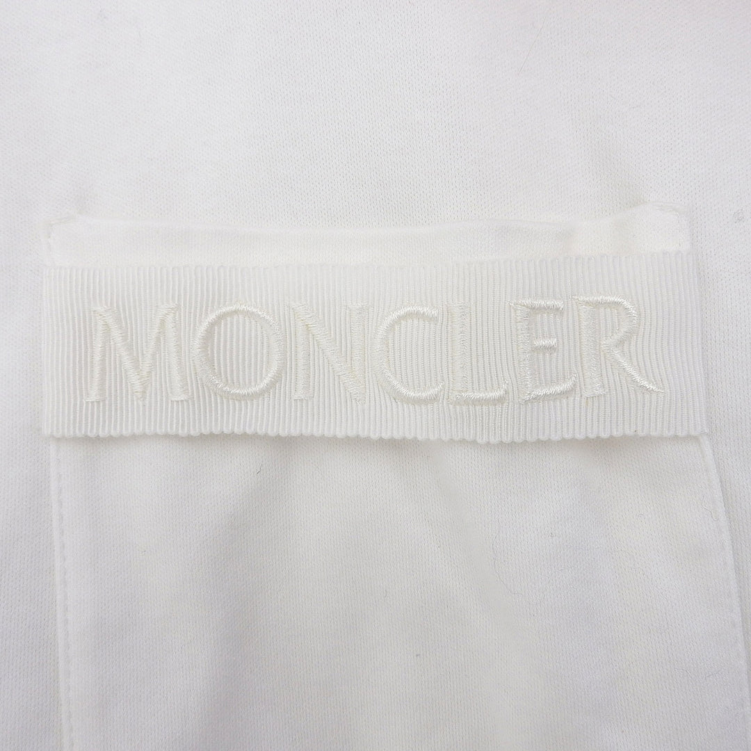 Great MONCLER Short sleeve T-shirt Embroidered logo, drawcord, chest pocket XS