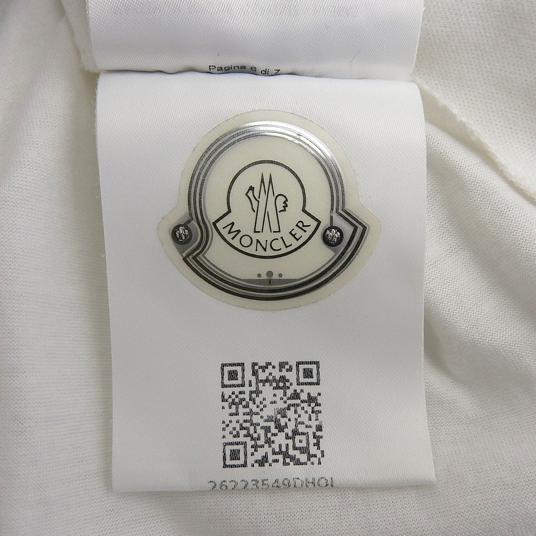 Great MONCLER Short sleeve T-shirt Embroidered logo, drawcord, chest pocket XS