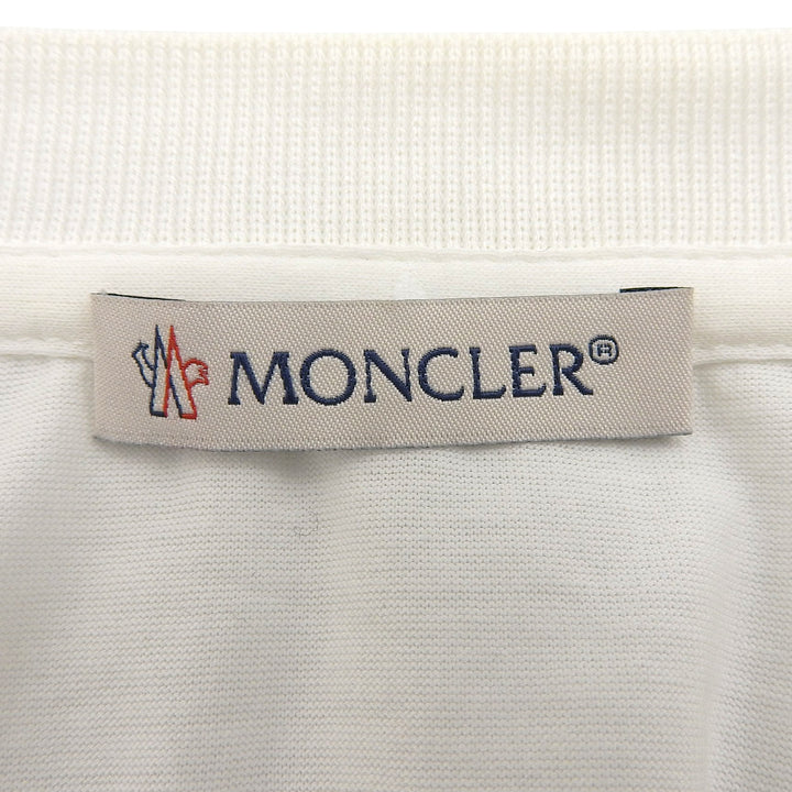 Great MONCLER Short sleeve T-shirt Embroidered logo, drawcord, chest pocket XS