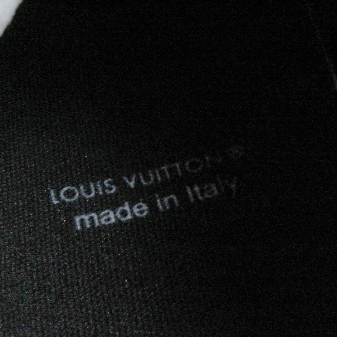 新品 LOUIS VUITTON スニーカー LV タティックライン イエロー シルバー メッシュ メンズ 7.5 1AA3A8