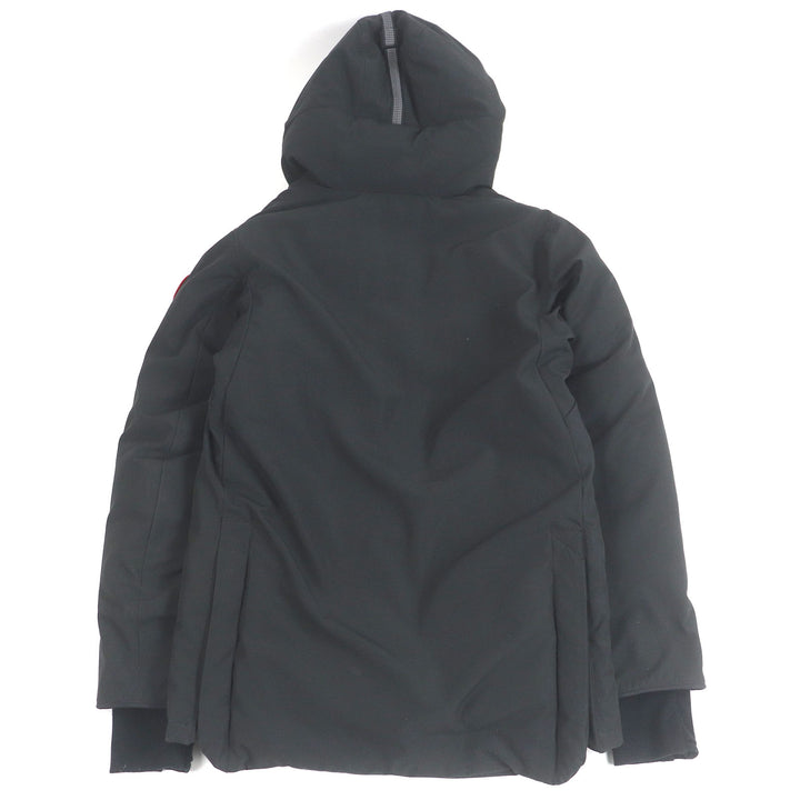 Great CANADA GOOSE down coat SANFORD PARKA Logo patch hooded black