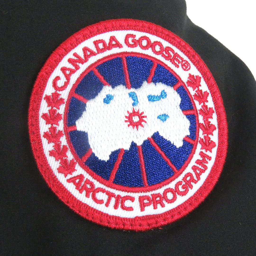 Great CANADA GOOSE down coat SANFORD PARKA Logo patch hooded black