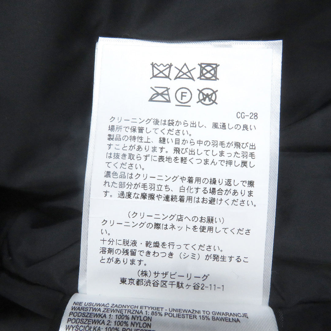 Great CANADA GOOSE down coat SANFORD PARKA Logo patch hooded black