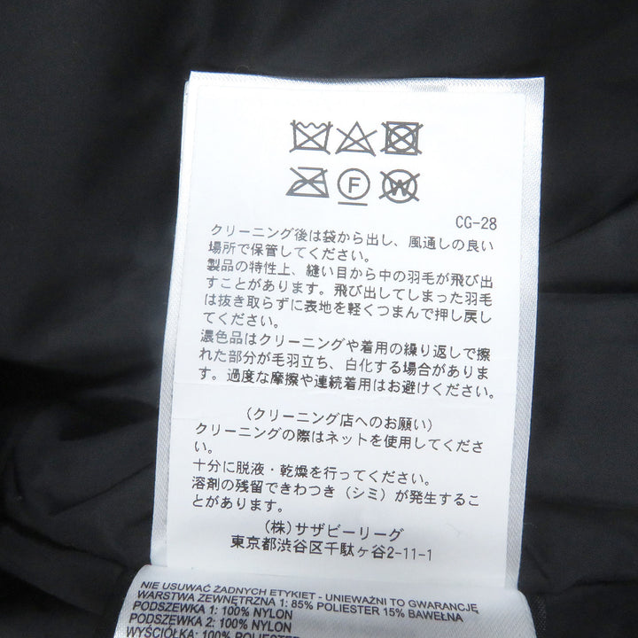 Great CANADA GOOSE down coat SANFORD PARKA Logo patch hooded black