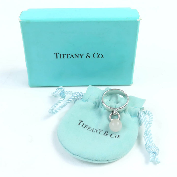 Great TIFFANY&Co. Ring Balloon Dangle Ring quartz Silver SV925 Women