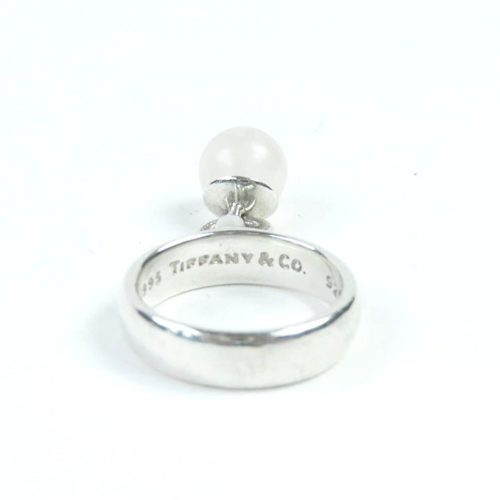 Great TIFFANY&Co. Ring Balloon Dangle Ring quartz Silver SV925 Women