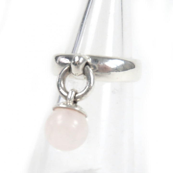Great TIFFANY&Co. Ring Balloon Dangle Ring quartz Silver SV925 Women