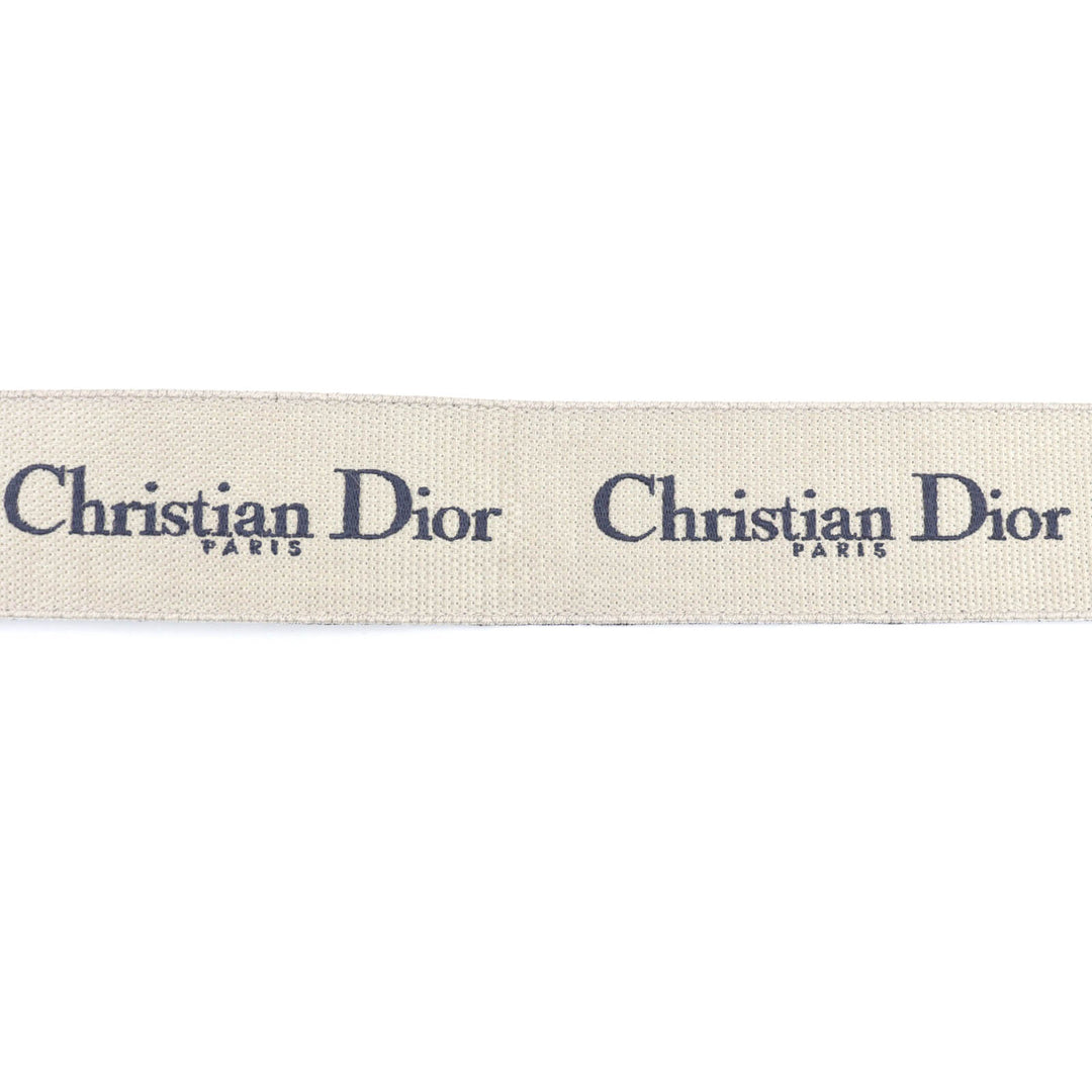 Pristine Christian Dior belt leather combination Navy Ivory Black B0001CBTE