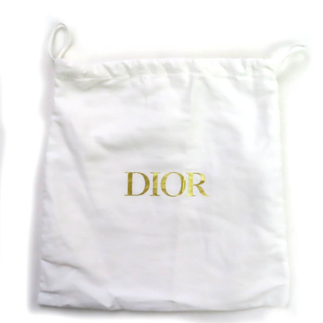 Pristine Christian Dior belt leather combination Navy Ivory Black B0001CBTE