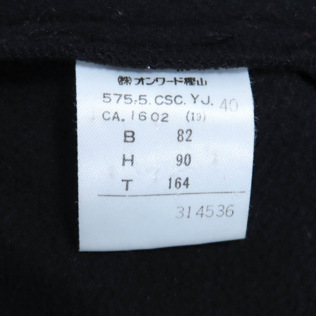 非常に良い GAULTIER JEAN'S デニムジャケット インディゴブラック ポリエステル レディース 40