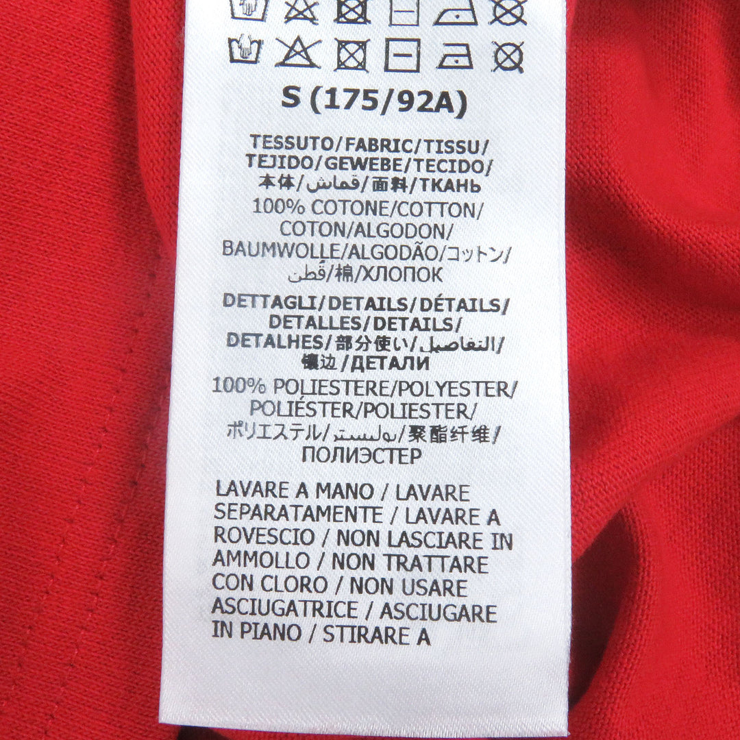 新品 GUCCI Tシャツ 100周年記念Tシャツ レッド コットン メンズ S 655459