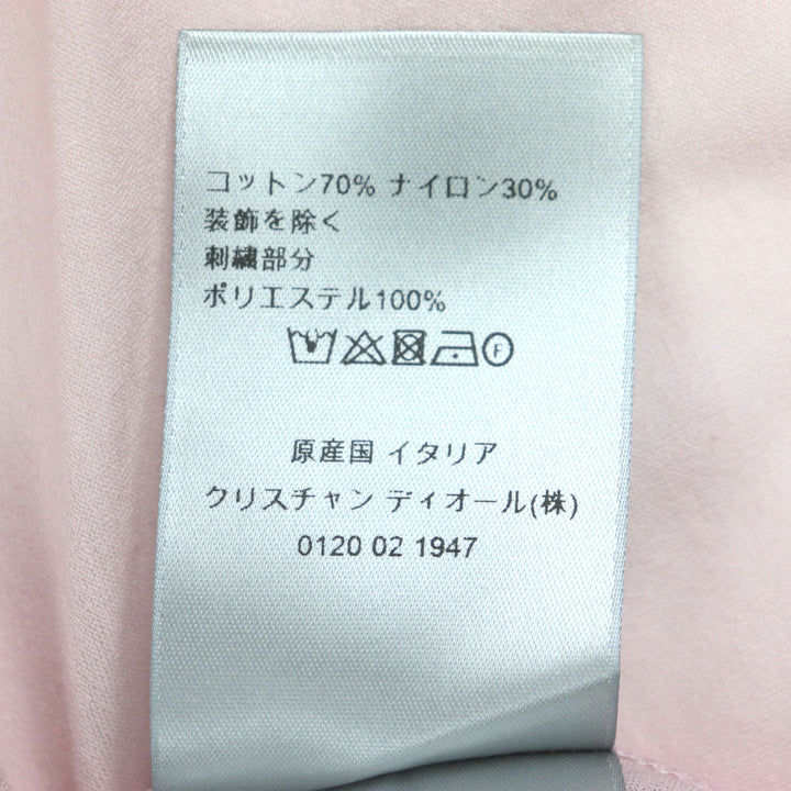 DIOR 長袖ポロシャツ ピンク コットン メンズ S 243J831A0800 美品