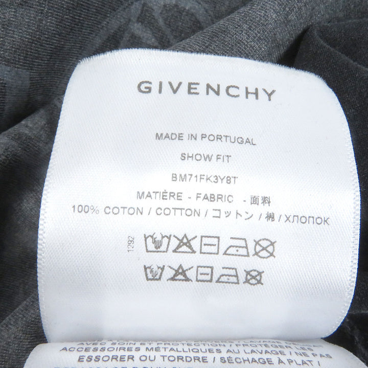 素晴らしい GIVENCHY 長袖Tシャツ オーバーラップ 刺繍Tシャツ L BM71FK3YBT