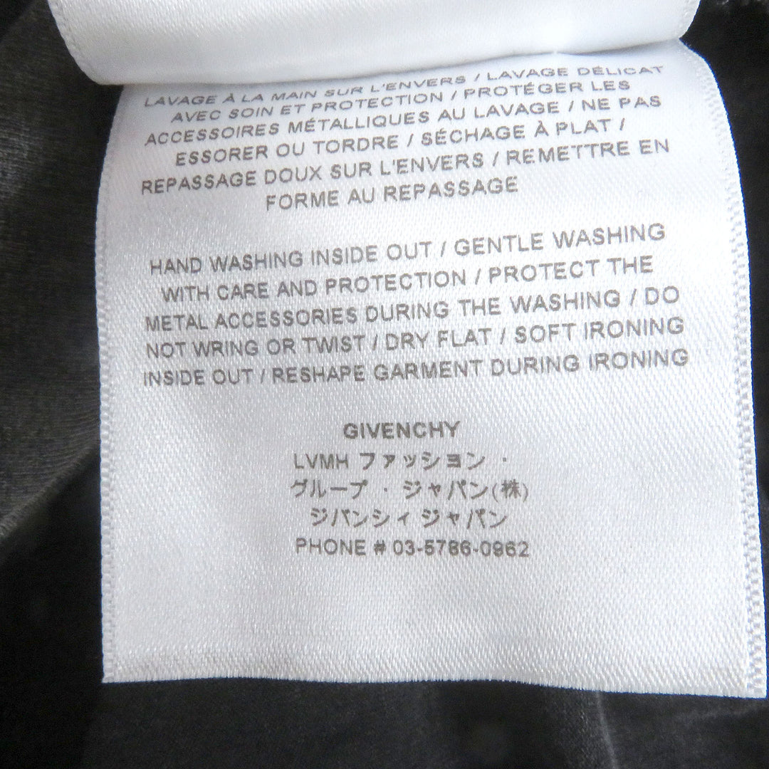 素晴らしい GIVENCHY 長袖Tシャツ オーバーラップ 刺繍Tシャツ L BM71FK3YBT