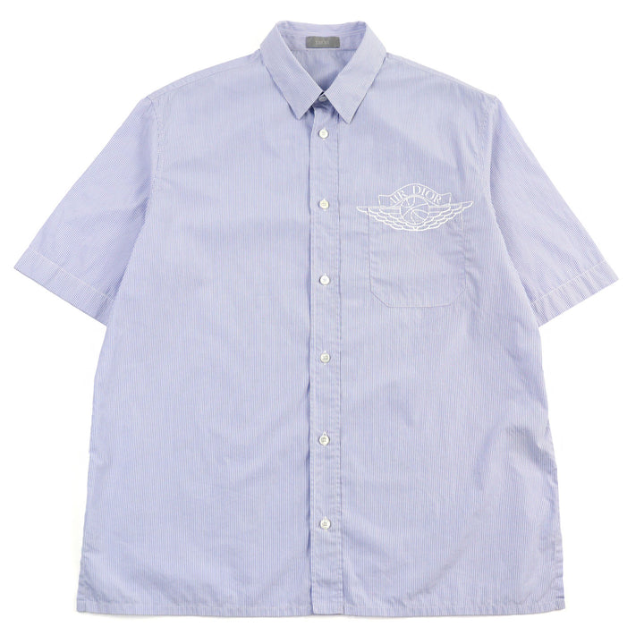 Great DIOR Shortsleeveshirt AIRDIOR logo embroiderywithpocket men39 033C502A4823