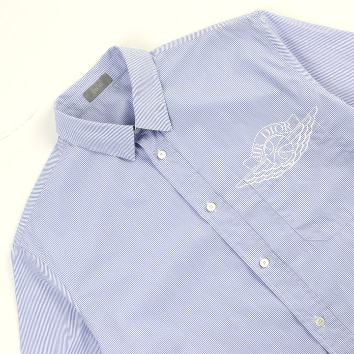 Great DIOR Shortsleeveshirt AIRDIOR logo embroiderywithpocket men39 033C502A4823